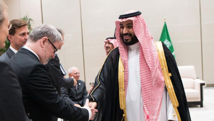 Konglomerat Arab Saudi Pangeran Mohammed bin Salman bin Abdulaziz al-Saud. Copyright: Bernd von Jutrczenka/picture alliance via Getty Images
