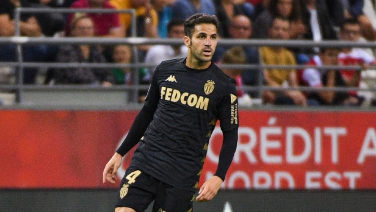 Gelandang klub Ligue 1 Prancis AS Monaco Cesc Fabregas (Spanyol). Copyright: Aude Alcover/Icon Sport via Getty Images