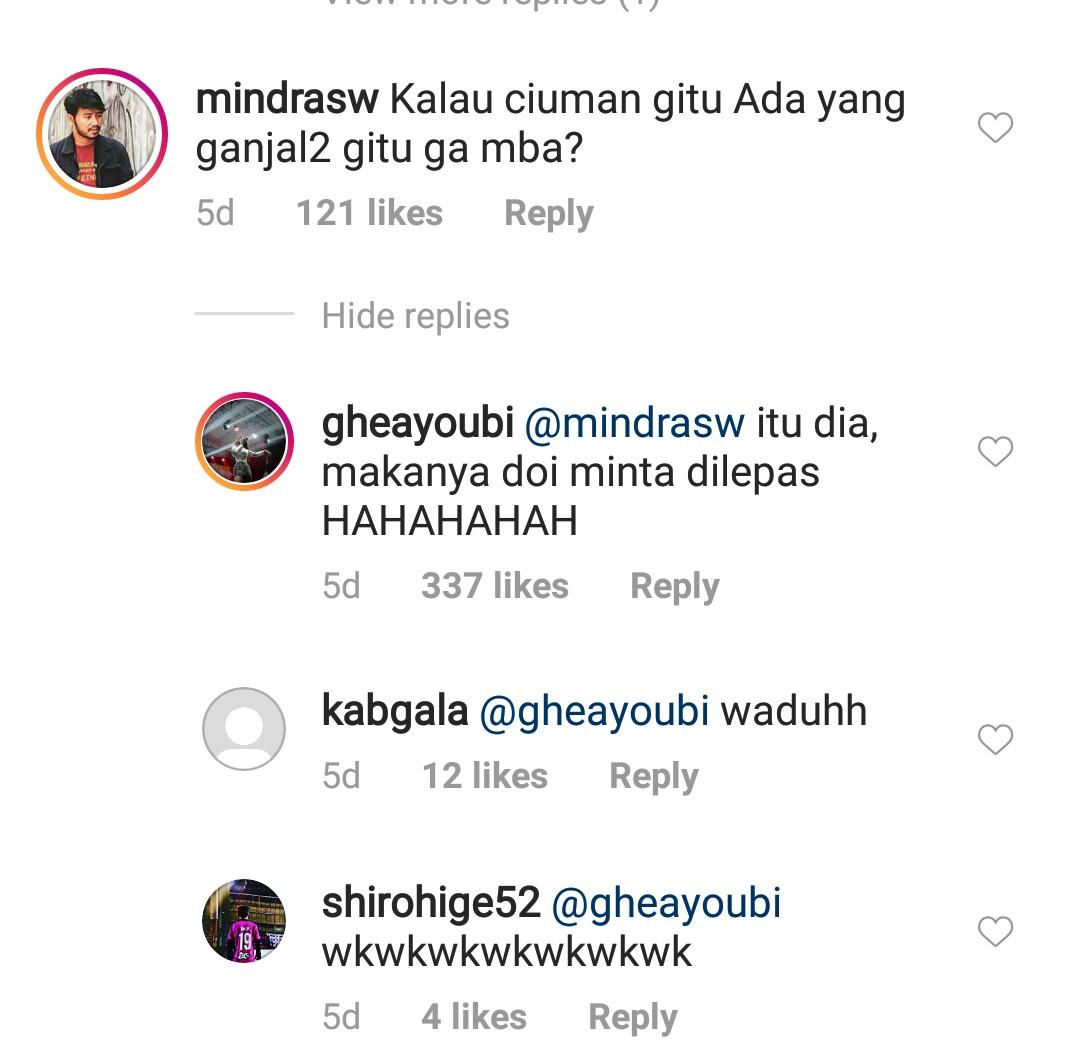 Ghea Youbi lepas tindik di lidah Copyright: Instagram Ghea Youbi