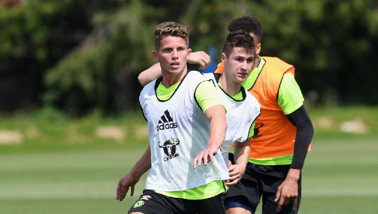 Pemain klub Liga Inggris Chelsea Danilo Pantic (Serbia). Copyright: Darren Walsh/Chelsea FC via Getty Images