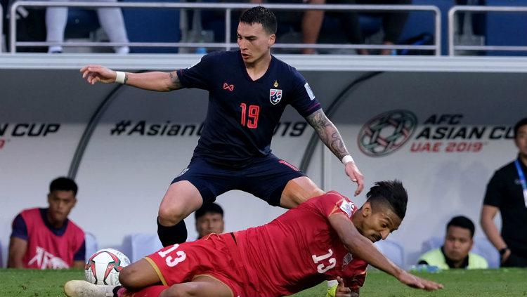 Bek Timnas Thailand keturunan Prancis, Tristan Do, siap tumbangkan Timnas Indonesia di laga sisa Kualifikasi Piala Dunia 2022 pada Oktober mendatang. - INDOSPORT