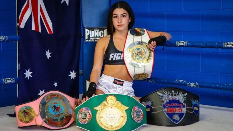 Atlet Muay Thai dan Jiu Jitsu asal Australia, Jasmine Parr.