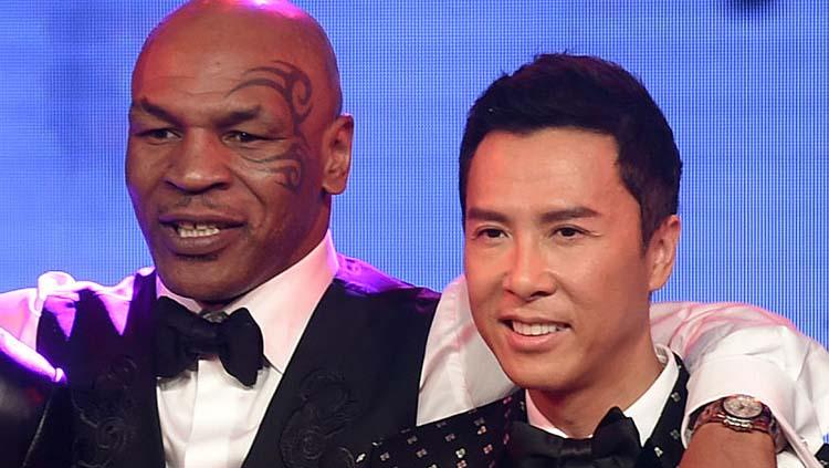 Legenda tinju, Mike Tyson dan aktor yang juga master Kung Fu, Donnie Yen.