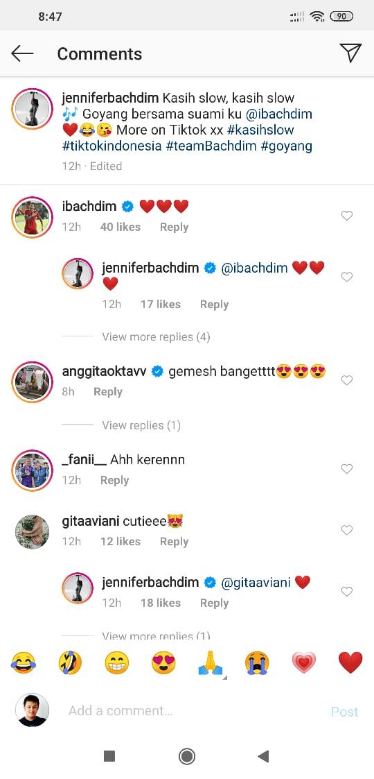 Pamer Goyangan Bareng Suami, Jennifer Bachdim Jadi Sorotan Bintang Persija Copyright: Instagram.com/jenniferbachdim