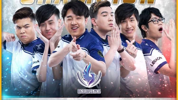 Tim eSports Resurgence berhasil menjadi juara MPL Malaysia/Singapura season 5, setelah melewati babak grand final dengan mengagumkan pada hari ini, Minggu (03/05/20). Copyright: Instagram/MPL Indonesia