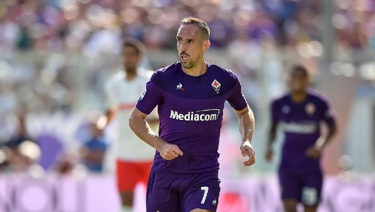 Frank Ribery secara resmi mengakhiri petualangannya bersama Fiorentina. - INDOSPORT