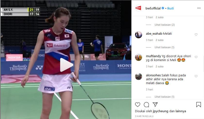 Bidadari Pemuja Taufik Hidayat Main Bareng Melati, Netizen Gagal Fokus Copyright: instagram.com/bwf.official