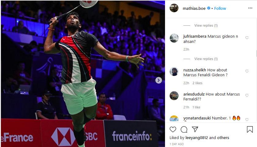 Mathias Boe Copyright: Instagram