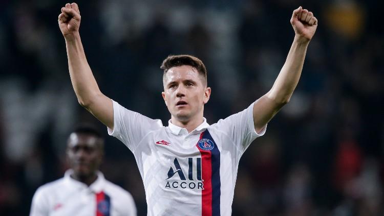 Pemain Paris Saint-Germain, Ander Herrera, ikut antusias menanti progres pembangunan stadion sepak bola Jakarta International Stadium (JIS).