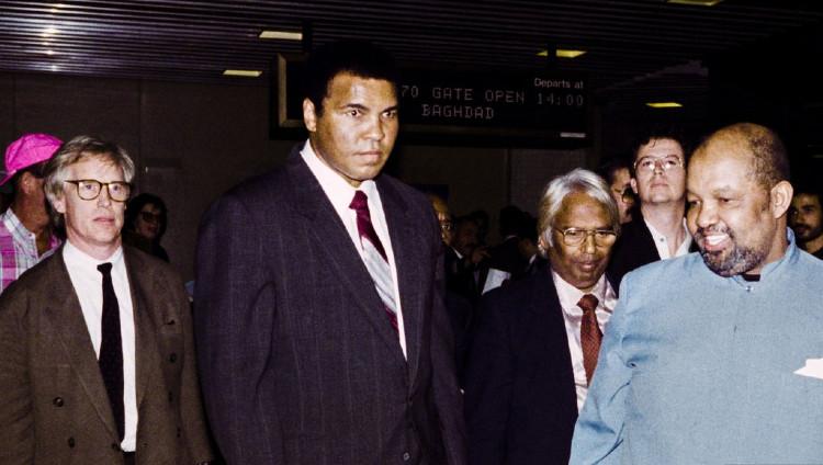 Petinju kelas berat legendaris Amerika Serikat, Muhammad Ali. - INDOSPORT