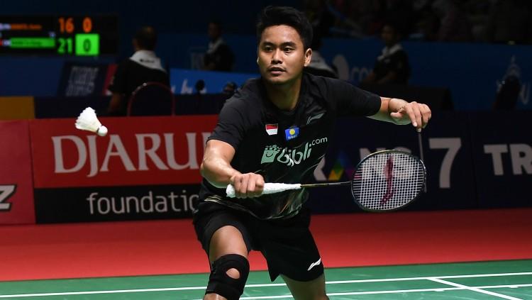 Tontowi Ahmad di Indonesia Open 2019.