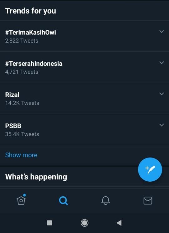 Tontowi Ahmad menjadi trending topic di twitter usai mengumumkan gantung raket. Copyright: Twitter