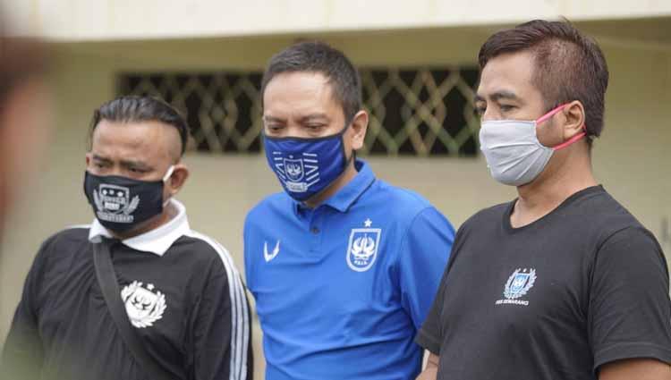 Acara penyerahan sembako dalam rangka HUT PSIS ke-88. Copyright: Media PSIS