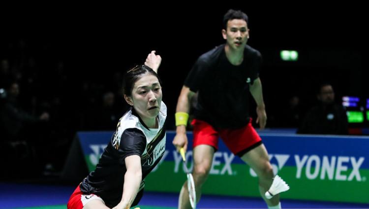 Ganda campuran kelahiran Korea Selatan Ko Sung-hyun/Eom Hye-won. Copyright: Shi Tang/Getty Images