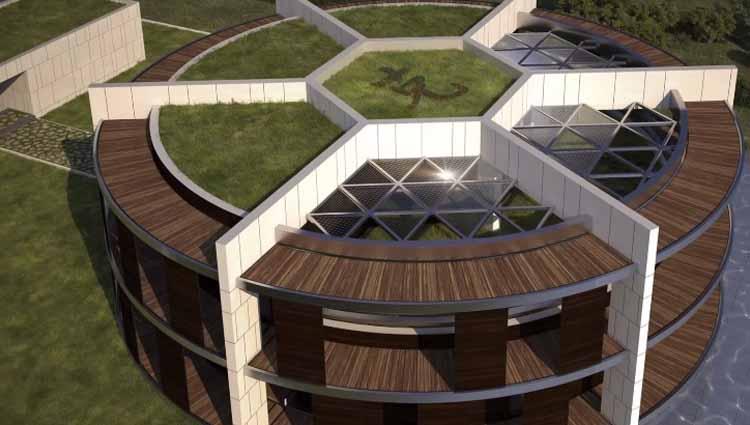 Rumah mewah Lionel Messi yang berbentuk bola. Copyright: joe.ie