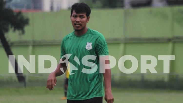 Mantan striker Timnas Indonesia, Saktiawan Sinaga, tiba-tiba saja menyambangi markas latihan klub Liga 2 2020, PSMS Medan, di Komplek Stadion Kebun Bunga.