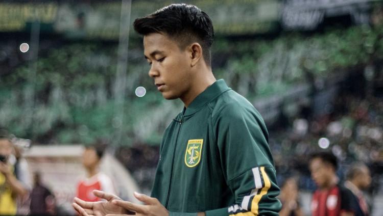 Pemain Persebaya Surabaya Muhammad Supriadi. Copyright: persebaya.id