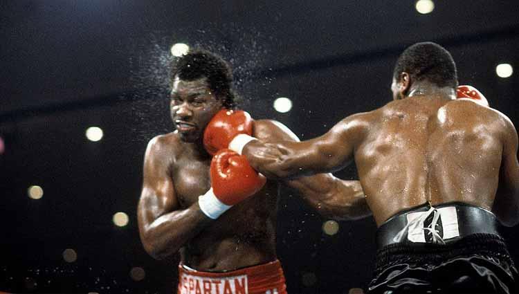 Mike Tyson vs Tony Tucker. Copyright: The Ring Magazine via Getty Images