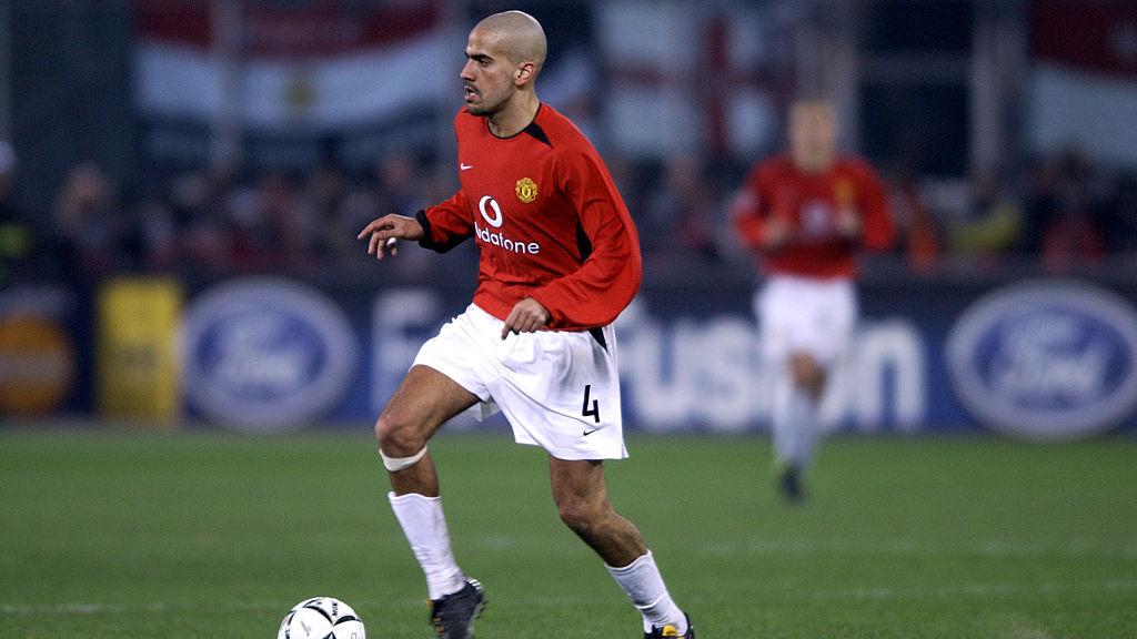 Pemain asal Argentina, Juan Sebastian Veron, saat memperkuat klub Liga Inggris, Manchester United.
