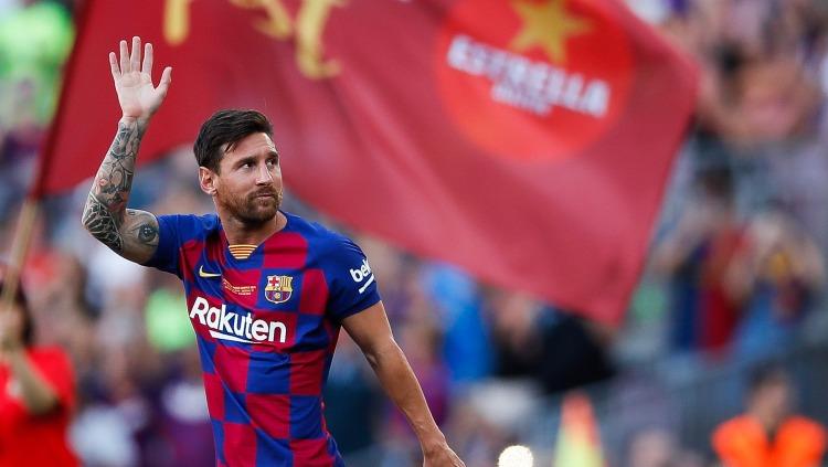Benar-benar bisa tinggalkan raksasa LaLiga Spanyol, Barcelona, Joan Laporta ancam kepergian Lionel Messi tak terelakan lagi. - INDOSPORT