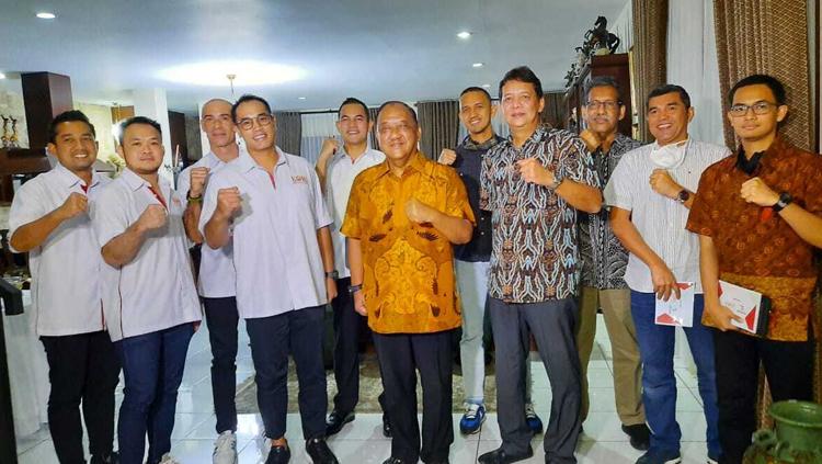 Ketua Umum KOBI, Ardie Bakrie bertemu dengan Ketua Umum KONI, Marciano Norman.