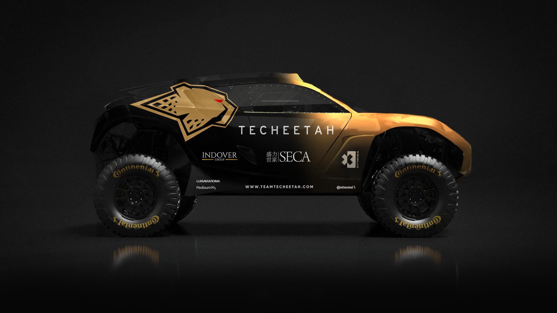 Mobil tim Techeetah di Extreme E.