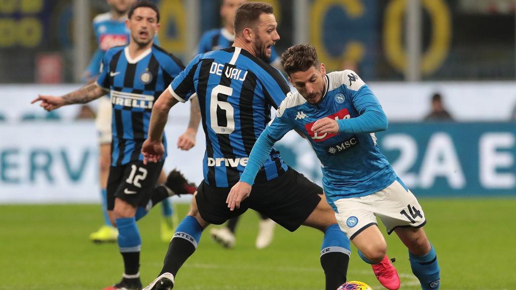 Catatan menarik jelang laga Liga Italia antara Inter Milan vs Napoli, mulai dari aroma derby sekota dan pembuktian sang mantan. - INDOSPORT