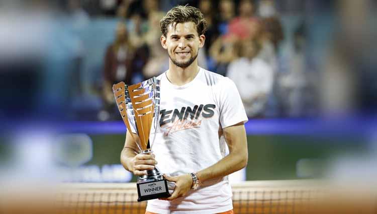 Dominic Thiem dari Austria memenangkan Adria Tour, turnamen tenis yang digagas Novak Djokovic.