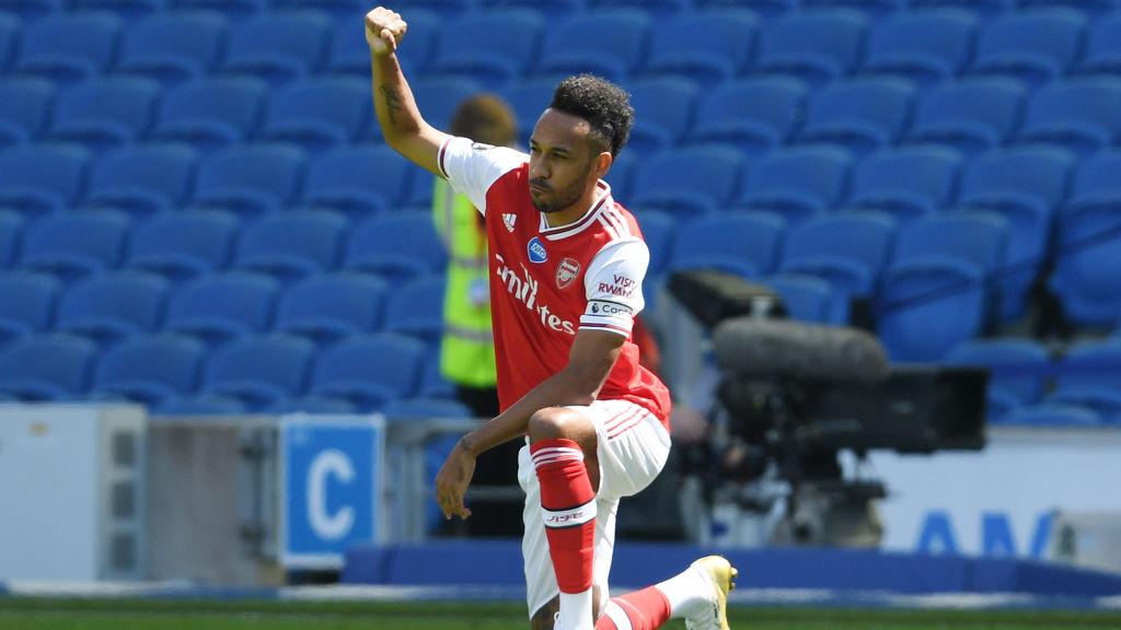Pierre-Emerick Aubameyang tampaknya tidak perlu terlalu risau jika kariernya bersama Arsenal harus berakhir sebelum waktunya. Foto: Stuart MacFarlane/Arsenal FC via Getty Images. - INDOSPORT