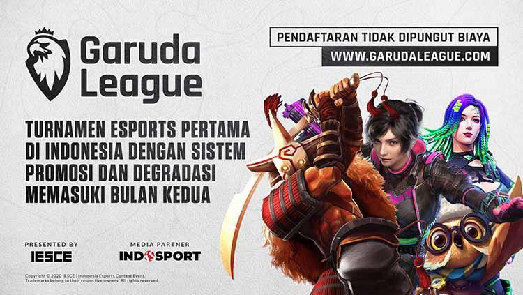 Garuda League adalah kompetisi esports jangka panjang berskala besar pertama di Indonesia dengan sistem promosi dan degradasi dari 3 divisi. - INDOSPORT