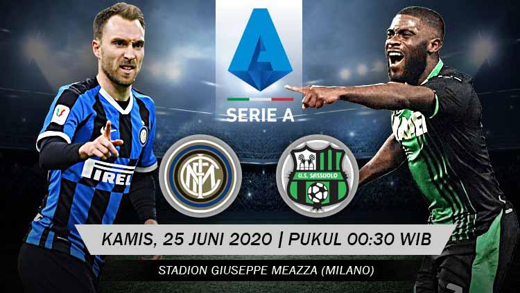 Pertandingan Inter Milan vs Sassuolo (Serie A Italia). - INDOSPORT