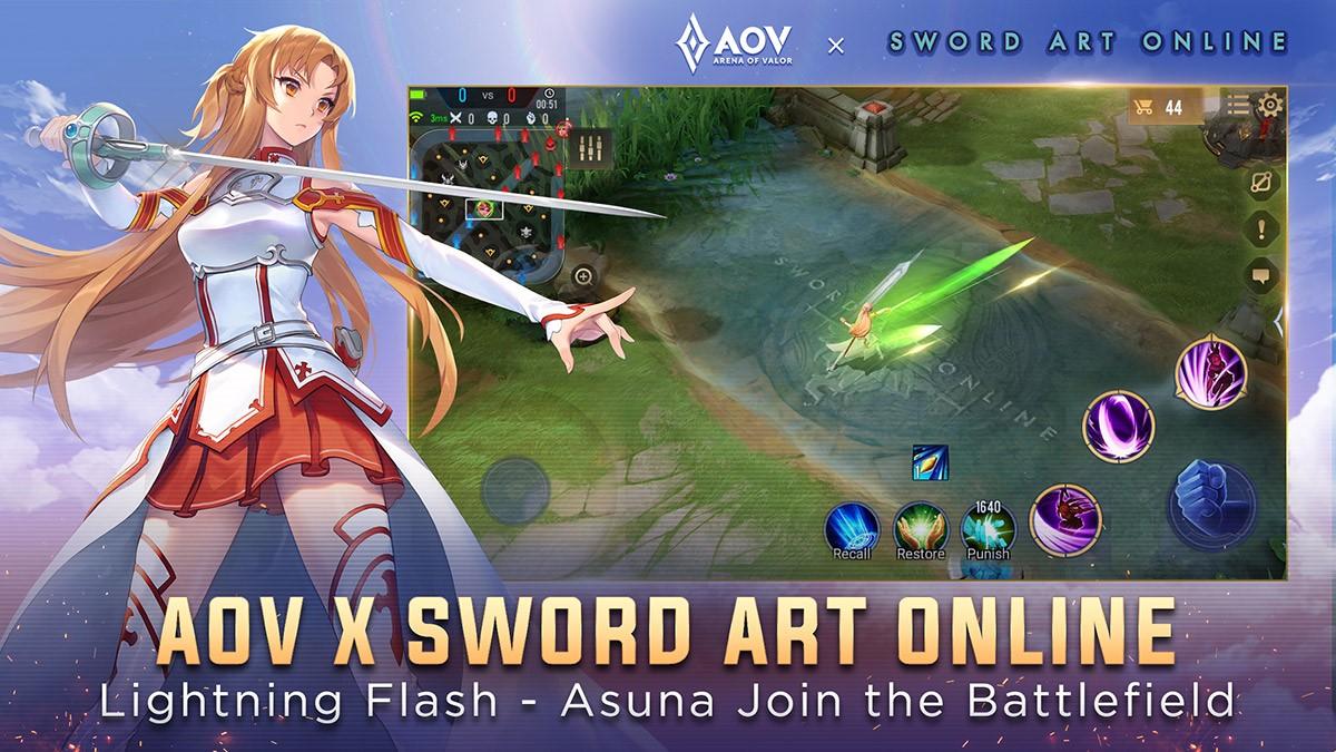 Kolaborasi AOV dengan Sword Art Online Copyright: Garena
