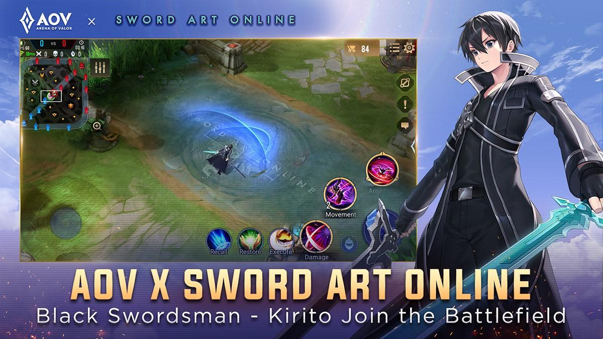 Kolaborasi AOV dengan Sword Art Online Copyright: Garena