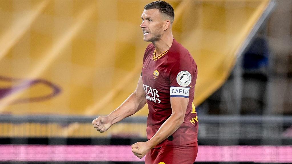 Edin Dzeko di laga AS Roma vs Sampdoria