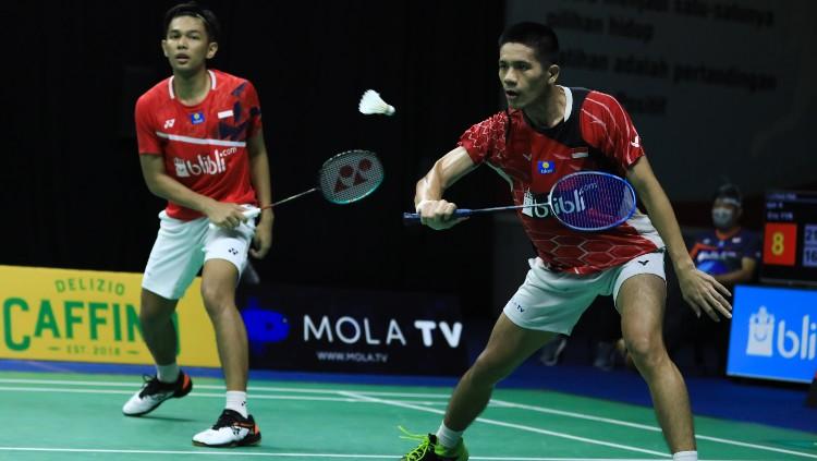 Link Live Streaming Mola TV PBSI Home Tournament: Fajar/Yeremia vs Kevin/Reza