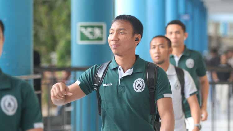 Pelatih kiper klub Liga 1 PSS Sleman, Listianto Raharjo tak memberikan pekerjaan rumah (PR) selama latihan mandiri. - INDOSPORT