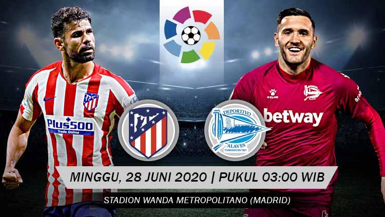 Prediksi pertandingan LaLiga Spanyol pekan ke-32 antara Atletico Madrid vs Deportivo Alaves.