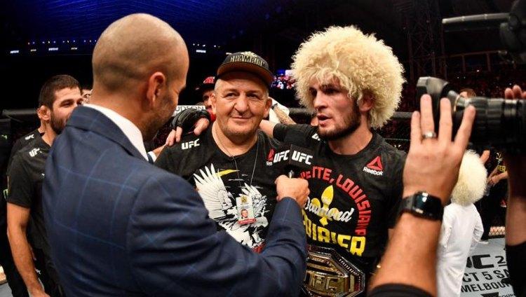 Berikut ini para petarung Ultimate Fighting Championship (UFC) yang turut berkabung ke ayah Khabib Nrumagomedov yang wafat, Jumat (03/07/20).