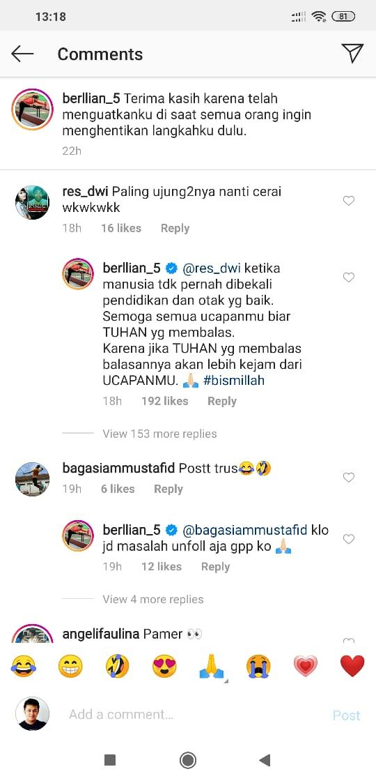 Diprediksi Cerai oleh Netizen, Berllian Marsheilla Beri Jawaban Menohok Copyright: instagram.com/berllian_5