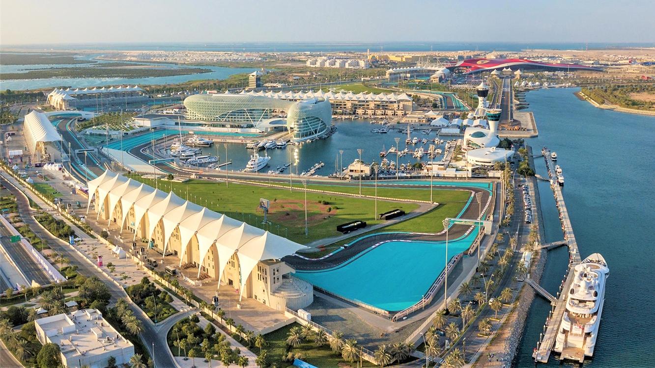 YAS Island tampak atas. - INDOSPORT