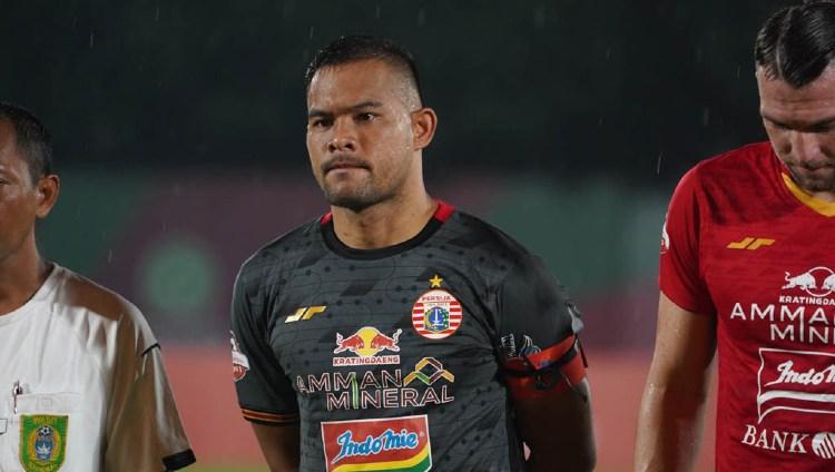 Kiper Persija Jakarta Andritany Ardhiyasa.