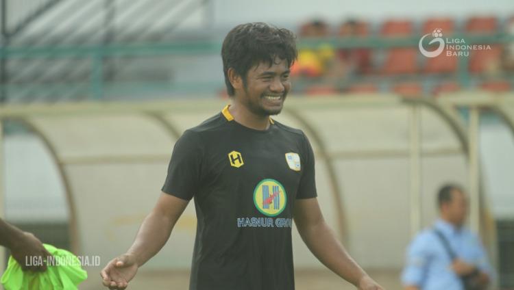 Winger Barito Putera Ilham Udin Armaiyn.