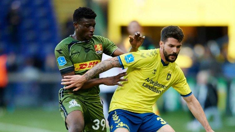 Harga pasar pesepak bola Mohammed Kudus yang tengah diincar Manchester United hampir menyentuh total skuat peserta Liga 1 2020, PSS Sleman. - INDOSPORT