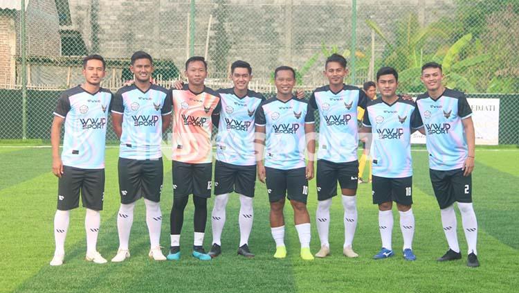 Para pemain Liga 1 yang mengikuti Trofeo di pembukaan D'Soccer Stadium