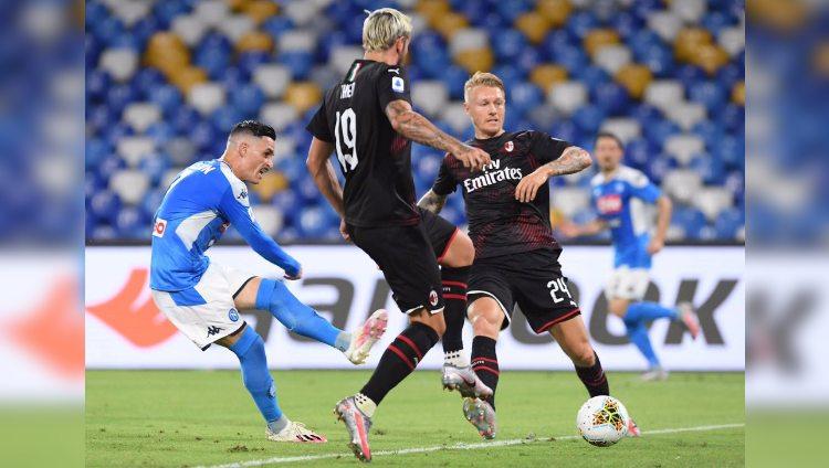 Hasil Pertandingan Liga Italia Napoli vs AC Milan: Penalti ...