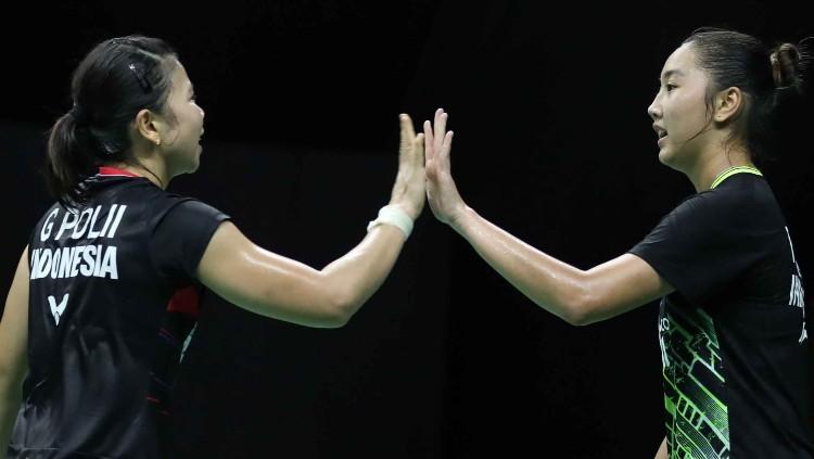 Pasangan Febby Valencia Dwijayanti/Greysia Polii berhasil merebut tempat ketiga di Mola TV PBSI Home Tournament usai mengalahkan Jesita Miantoro/Lanny Mayasari.