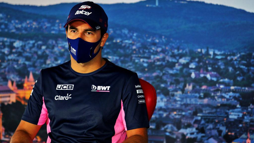 Pembalap Racing Point, Sergio Perez, akan absen di balapan Formula 1 (F1) GP Inggris 2020 karena positif virus corona. - INDOSPORT