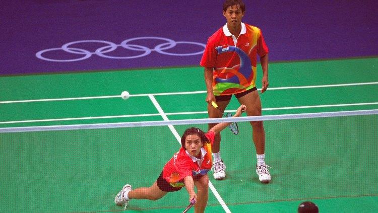 Zelin Resiana dan Bambang Suprianto di Olimpiade 2000.
