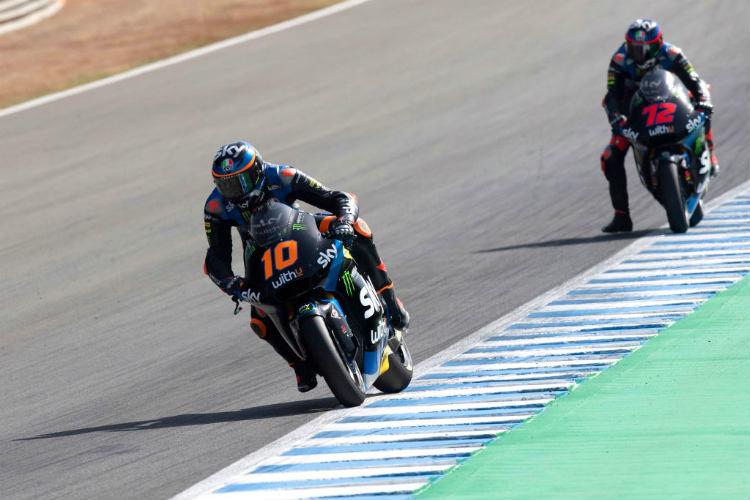 Pembalap Sky Racing Team VR46, Luca Marini, mengawali balapan Moto2 Catalunya dari posisi start pertama dan menjadi juara.