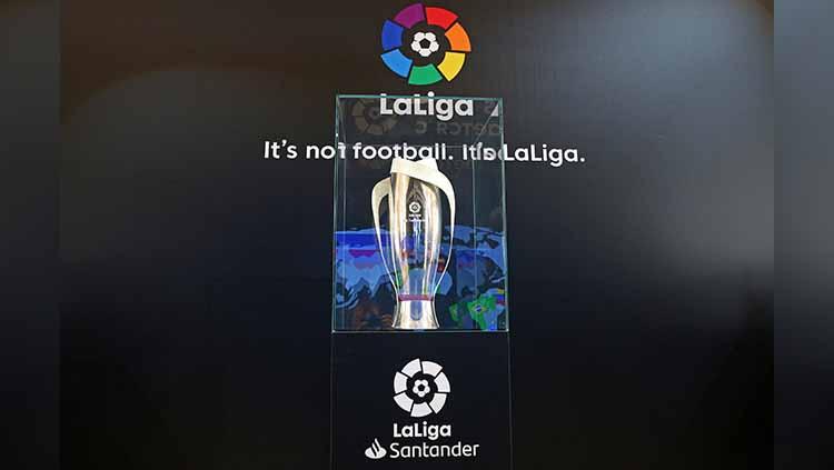 Trofi brand new LaLiga . Copyright: Getty images